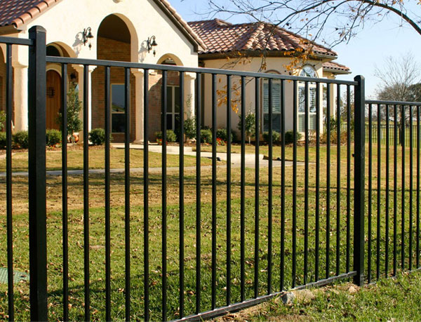 Decorative steel fence